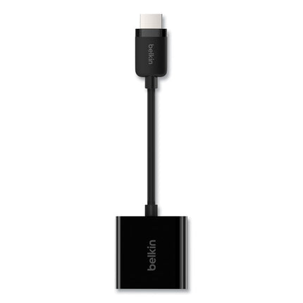 Hdmi To Vga Adapter With Micro-Usb Power, 9.8", Black
