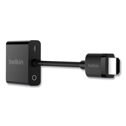 Hdmi To Vga Adapter With Micro-Usb Power, 9.8", Black