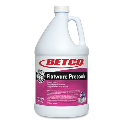 Flatware Presoak, Characteristic Scent, 1 gal Bottle, 4/Carton