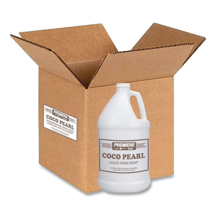 Coco Pearl Liquid Hand Soap, Coconut Scent, 128 oz, 4/Carton