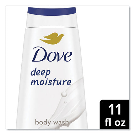 Dove Body Wash Deep Moisture, 11 oz, 6/Carton