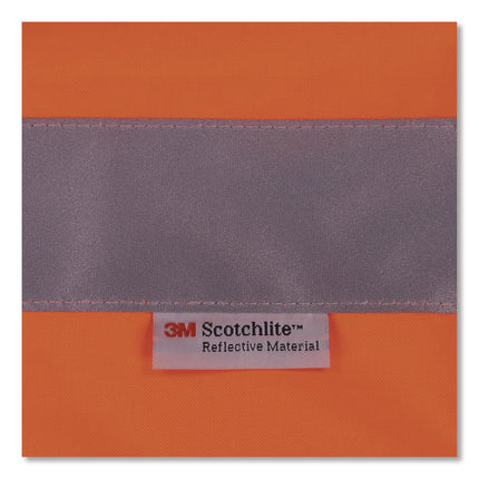 GloWear 8008 Class E Hi-Vis Leg Gaiters, Polyester with Polyurethane Coating, One Size Fits Most, Orange