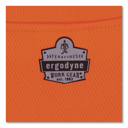 GloWear 8091 Non-Certified Hi-Vis Long Sleeve Shirt, 2X-Large, Orange