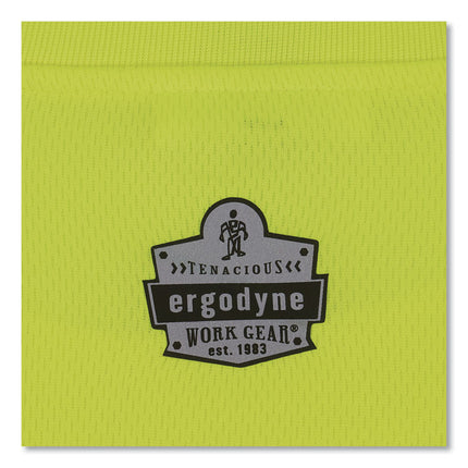 GloWear 8091 Non-Certified Hi-Vis Long Sleeve Shirt, 3X-Large, Lime