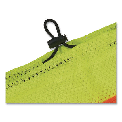 GloWear 8009 Class E Two-Tone Mesh Leg Gaiters, One Size Fits Most, Lime