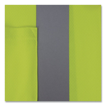 GloWear 8295 Class 2 Hi-Vis Polo Shirt, X-Large, Lime