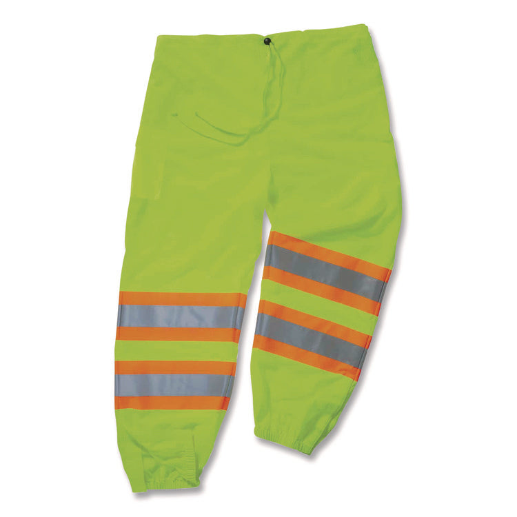 GloWear 8911 Class E Two-Tone Pants, Large/X-Large, Lime