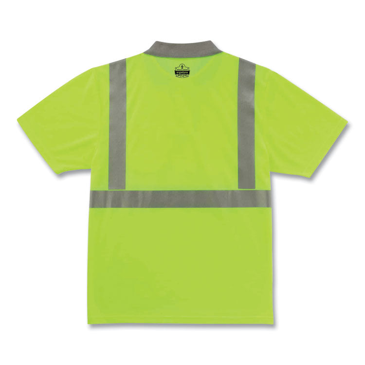 GloWear 8295 Class 2 Hi-Vis Polo Shirt, 5X-Large, Lime