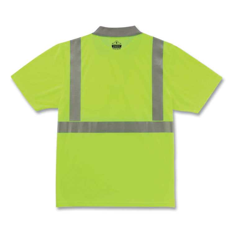 GloWear 8295 Class 2 Hi-Vis Polo Shirt, 3X-Large, Lime