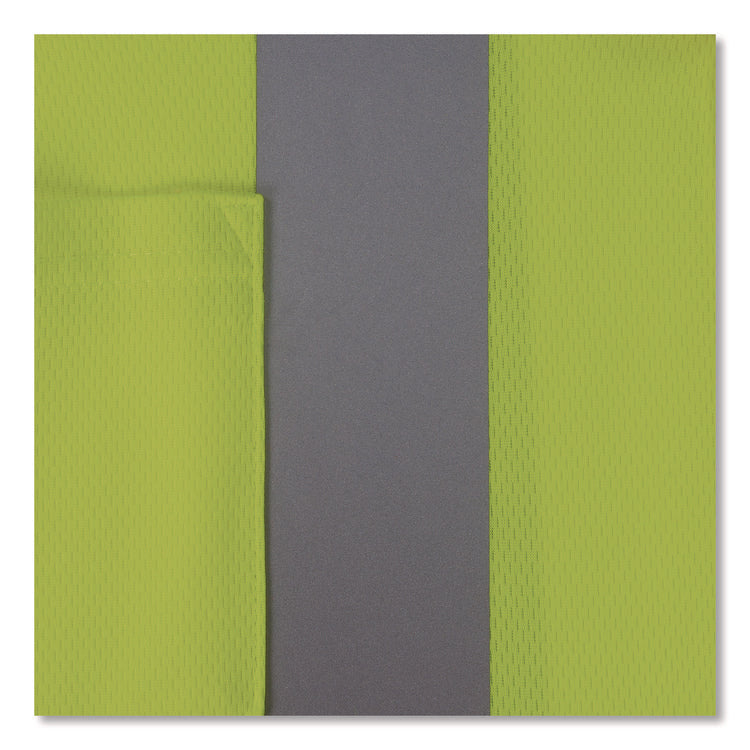 GloWear 8295 Class 2 Hi-Vis Polo Shirt, Medium, Lime