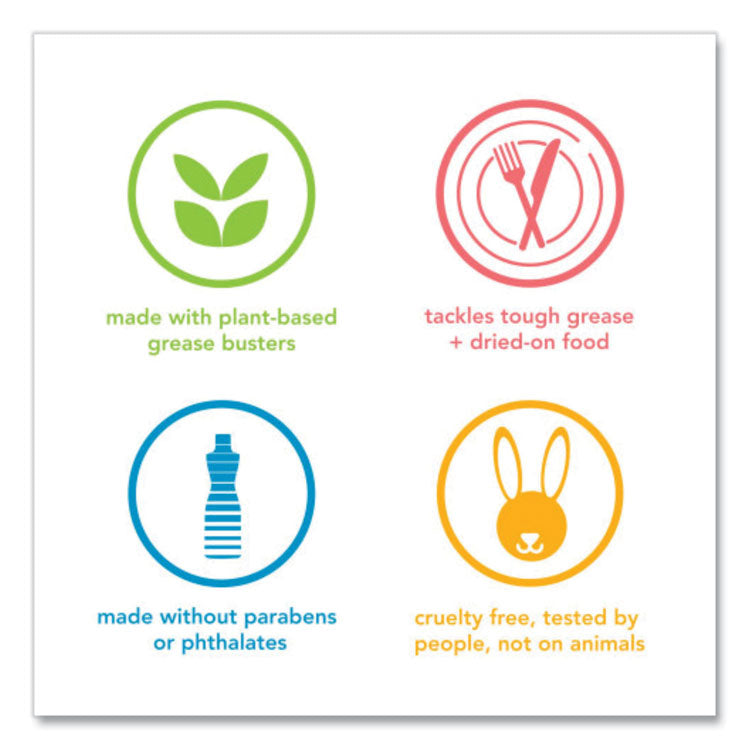 Dish Soap Pump, Hour-Glass Bottle Shape, Sea Minerals Scent, 18 oz Pump Bottle, 6/Carton