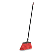MaxiStrong Angle Broom, 56" Length, Black, 6/Carton