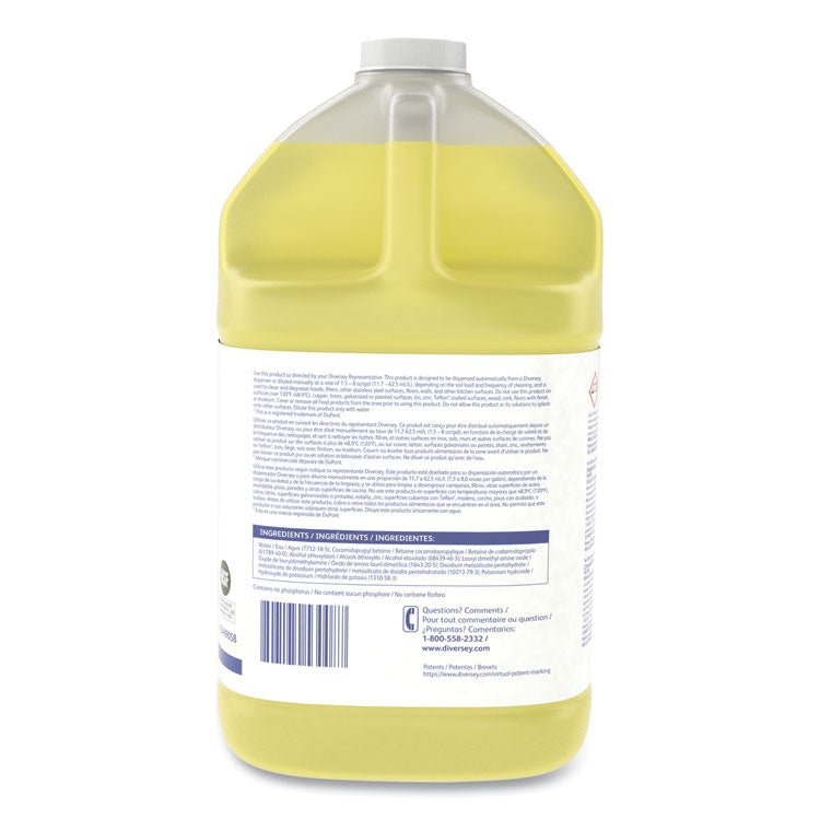 Suma Break-Up Ii D3.5 Heavy-Duty Foaming Grease-Release Cleaner, 128 Oz Bottle, 4/carton