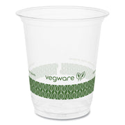 76-Series Cold Cup, 7 oz, Plastic, Clear/Green, 1,000/Carton