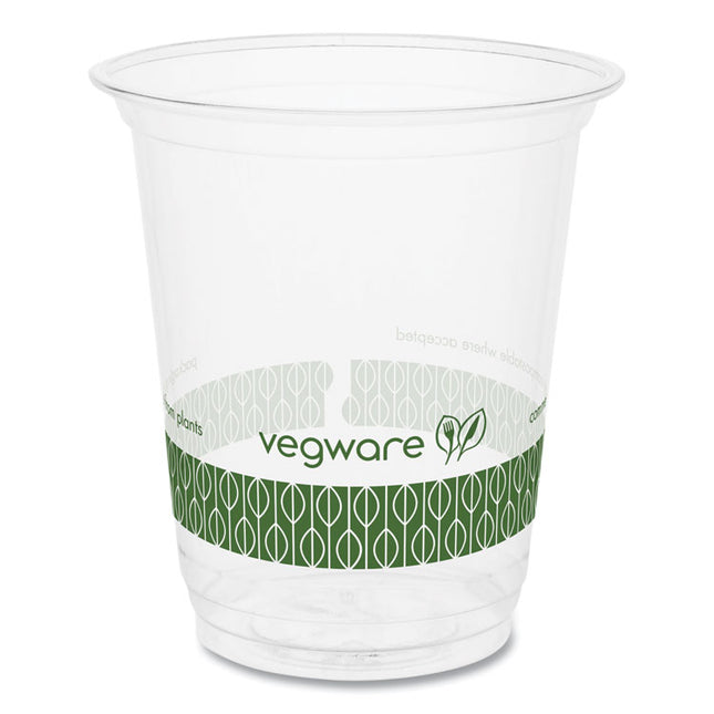 76-Series Cold Cup, 7 oz, Plastic, Clear/Green, 1,000/Carton
