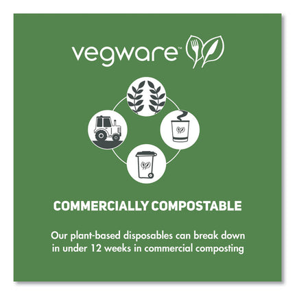 115-Series Flat Hot Lids, Compostable, For Use With 115-Series Soup Containers, White, Plastic, 500/Carton