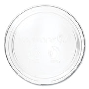Portion Pot Lids, Fits Vegware 2 oz to 4 oz Portion Pots, Plastic, Clear, 2,000/Carton