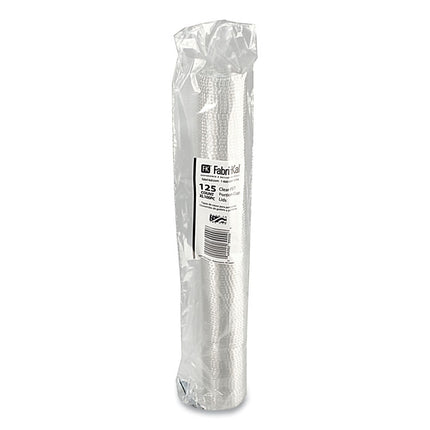 Portion Cup Lids, Fits 0.75 oz to 1 oz Portion Cups, Plastic, Clear, 2,500/Carton