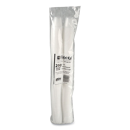 Portion Cups, 1 oz, Plastic, Translucent, 250/Sleeve, 10 Sleeves/Carton