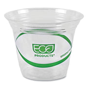 GreenStripe Renewable and Compostable Cold Cups, 9 oz, Plastic, Clear, 50/Pack, 20 Packs/Carton