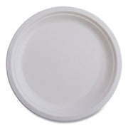 Vanguard Renewable And Compostable Sugarcane Plates, 6" Dia, White, 1,000/carton