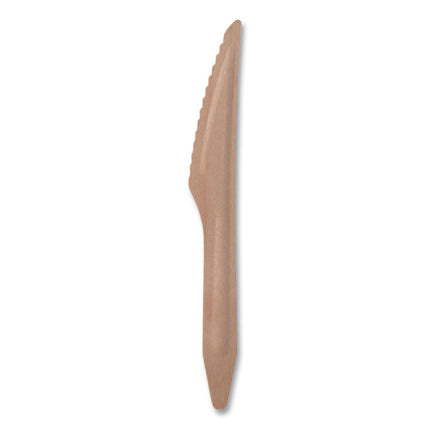 Wood Cutlery, General Purpose Knife, Natural, 500/Carton
