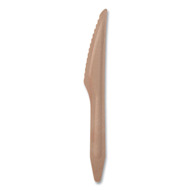 Wood Cutlery, General Purpose Knife, Natural, 500/Carton