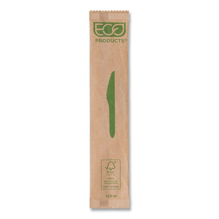 Wood Cutlery, General Purpose Knife, Natural, 500/Carton