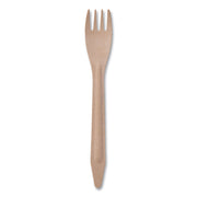 Wood Cutlery, General Purpose Fork, Natural, 500/Carton