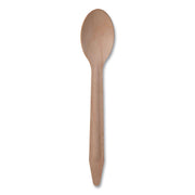 Wood Cutlery, General Purpose Spoon, Natural, 500/Carton