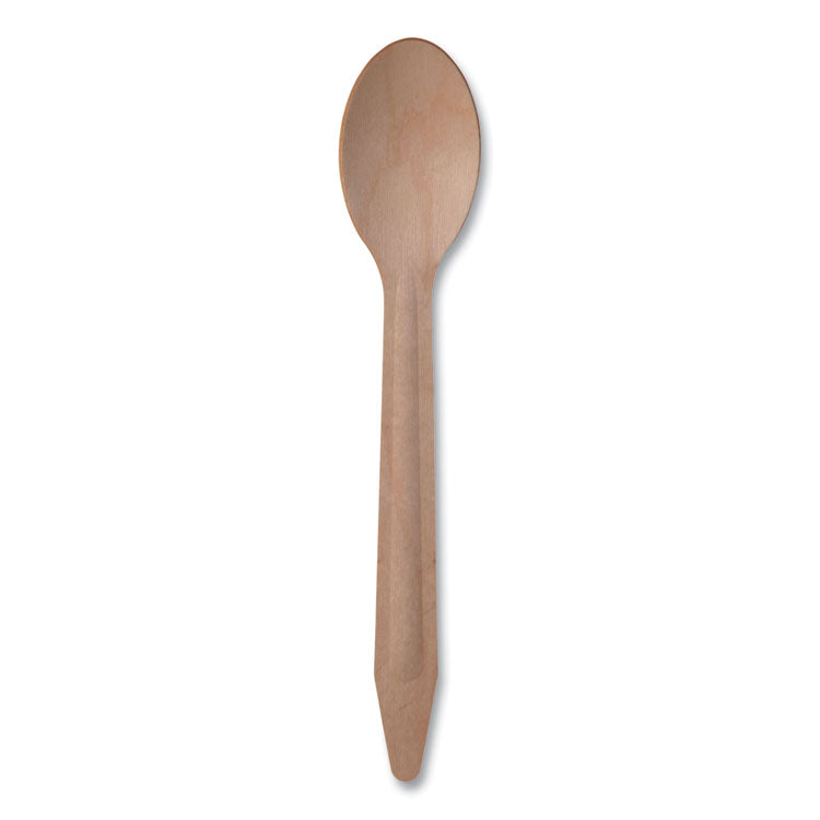 Wood Cutlery, General Purpose Spoon, Natural, 500/Carton