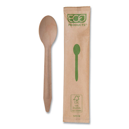 Wood Cutlery, General Purpose Spoon, Natural, 500/Carton