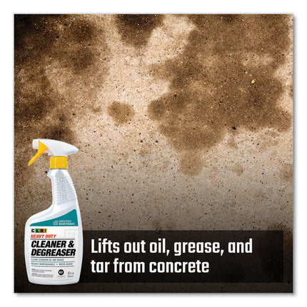 Heavy Duty Cleaner and Degreaser, 32 oz Spray Bottle, 6/Carton