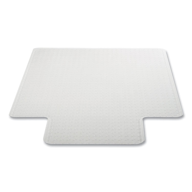 DuraMat Moderate Use Chair Mat for Low Pile Carpeting, Lipped, 45 x 53, Clear, 50/Pallet