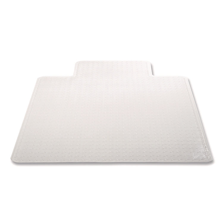 DuraMat Moderate Use Chair Mat for Low Pile Carpeting, Lipped, 45 x 53, Clear, 50/Pallet