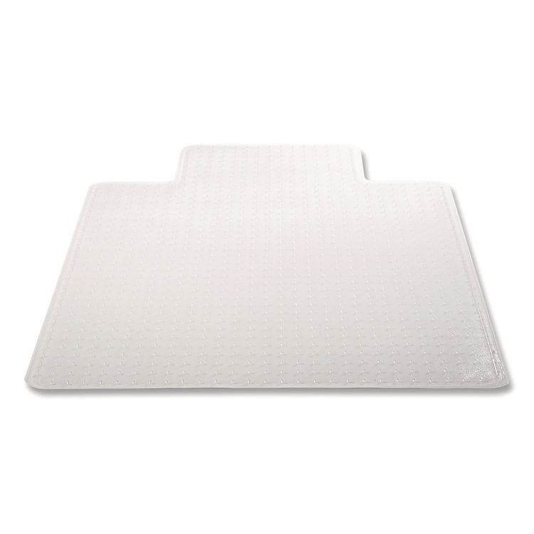 DuraMat Moderate Use Chair Mat for Low Pile Carpeting, Lipped, 36 x 48, Clear, 50/Pallet