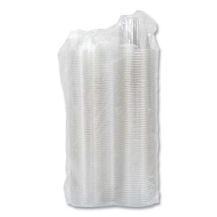 SafeSeal Tamper-Resistant, Tamper Evident Bowls, Dome Lid, 12 oz, 4.36 x 8.84 x 4.52, Clear, Plastic, 256/Carton