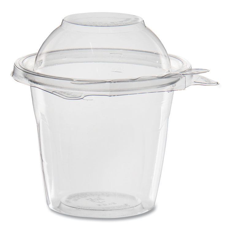 SafeSeal Tamper-Resistant, Tamper Evident Bowls, Dome Lid, 12 oz, 4.36 x 8.84 x 4.52, Clear, Plastic, 256/Carton