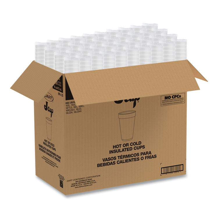 Breeze Hot/Cold Insulated Foam Drinking Cups, 16 oz, Purple/White/Blue, 1,000/Carton