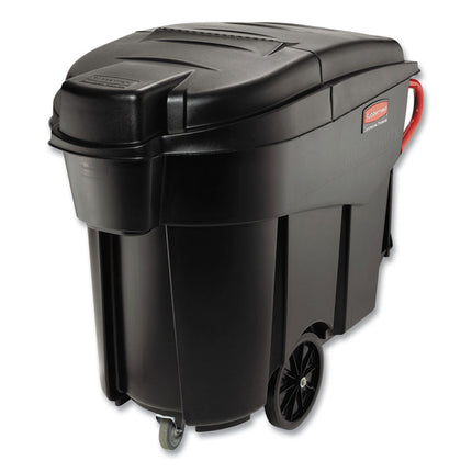 Mega BRUTE Mobile Container Lid, 30 x 49.5, Black
