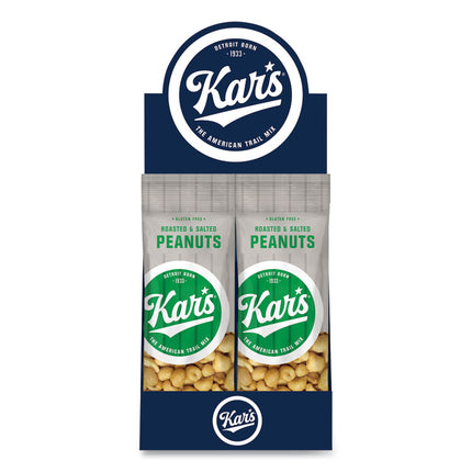 Peanuts, Salted, 2.5 oz Packet, 12/Box