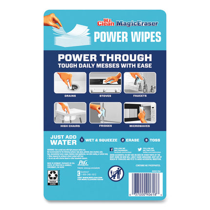 Magic Eraser Sheets, 3.5 x 5.8, 0.03" Thick, White, 16 Sheets/Pack, 4 Packs/Carton