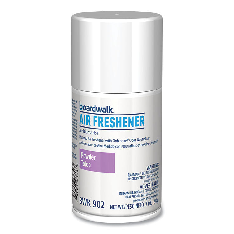 Metered Air Freshener Refill, Powder Mist Scent, 7 oz Aerosol Spray, 12/Carton