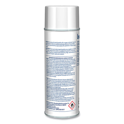 Chewing Gum and Candle Wax Remover, Unscented, 6.5 oz Aerosol Spray, 12/Carton