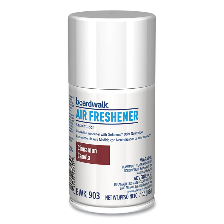 Metered Air Freshener Refill, Cinnamon Sunset Scent, 7 oz Aerosol Spray, 12/Carton