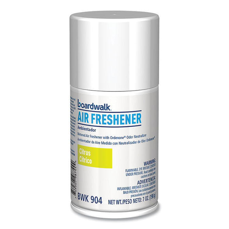 Metered Air Freshener Refill, Citrus Sunrise Scent, 7 oz Aerosol Spray, 12/Carton
