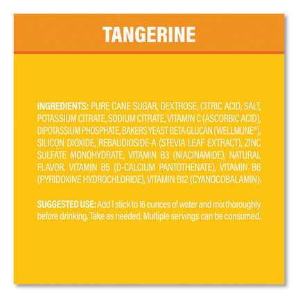 Immune Support, Tangerine, 0.56 oz Packet, 10/Pack