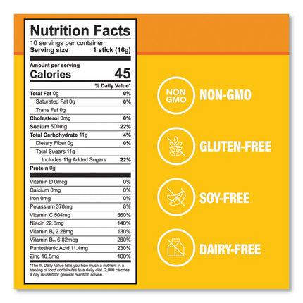 Immune Support, Tangerine, 0.56 oz Packet, 10/Pack