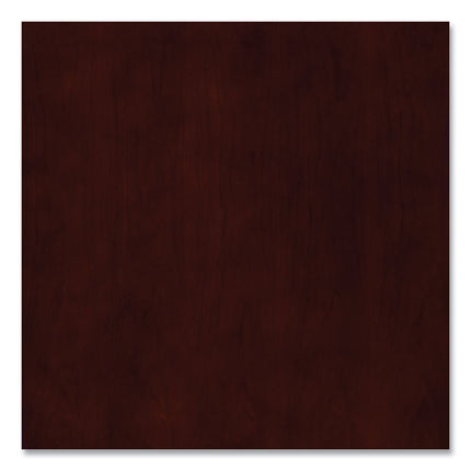10500 Series Single Pedestal Desk, Right Pedestal: Box/Box/File, 66" x 30" x 29.5", Mahogany