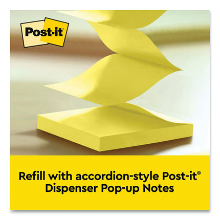 Owl-Shaped Dispenser, For 3 x 3 Pads, Black, Includes 45-Sheet Citron Super Sticky Dispenser Pop-Up Pad